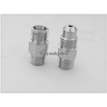 Hydraulic Male Connector Lubrication System Fittings